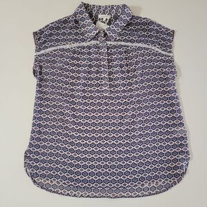 Mystree Women's Geometric Print Blouse